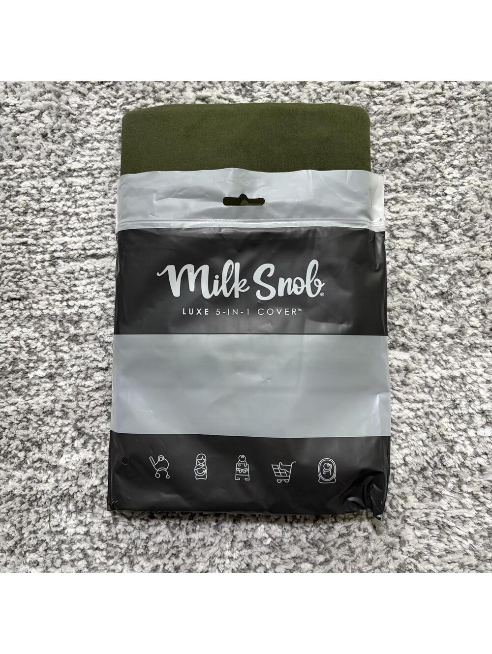 Milk Snob Luxe 5-in-1 Cover Olive Green